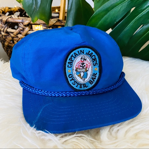 Disney Other - WDW CAPTAIN JACKS OYSTER BAR Disney world restaurant vintage SnapBack hat